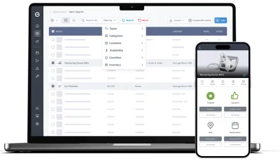 Medical Healthcare Equipment Database Mobile App