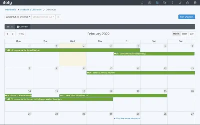 Calendar view