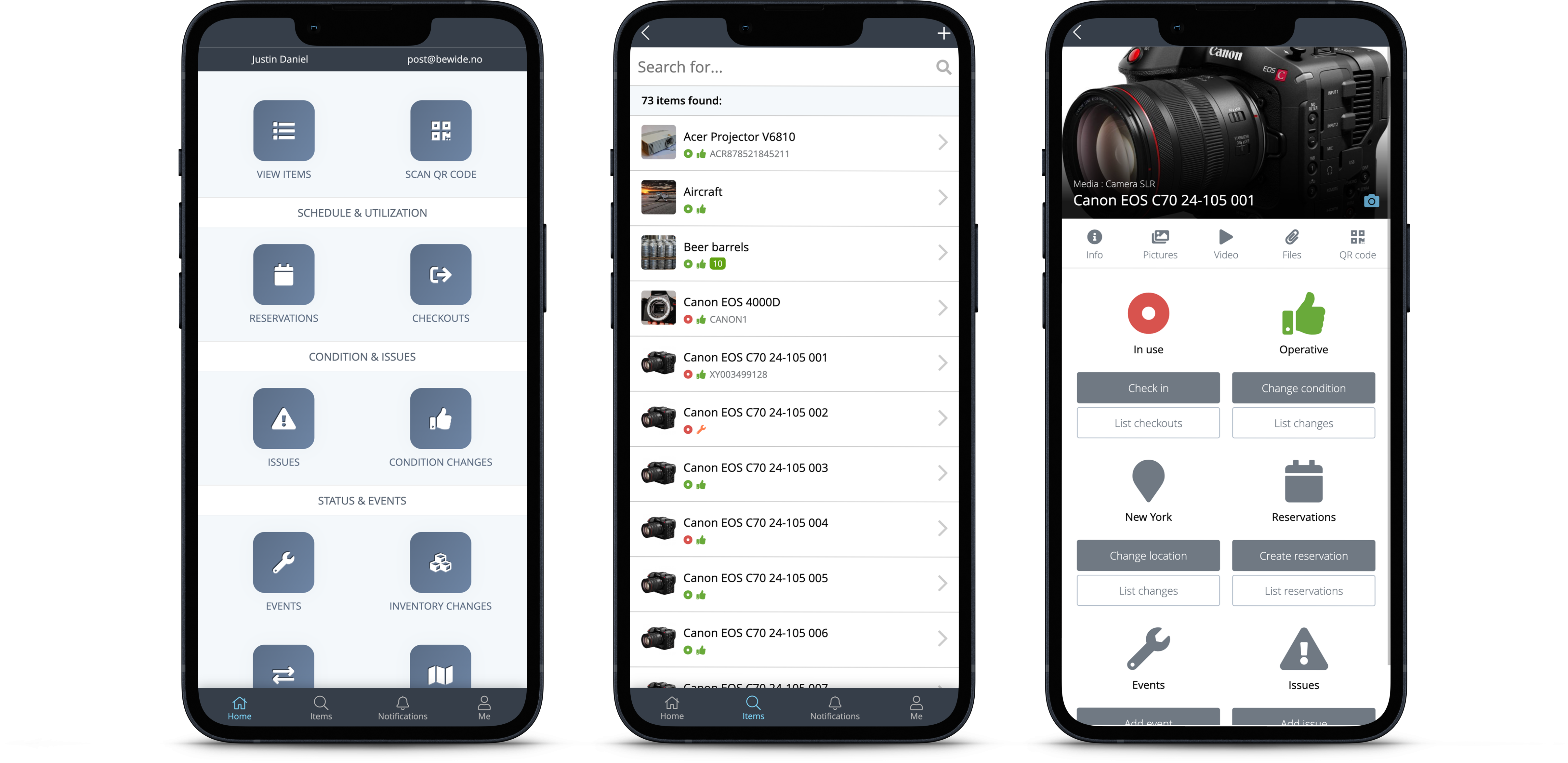 Itefy Go on a smartphone